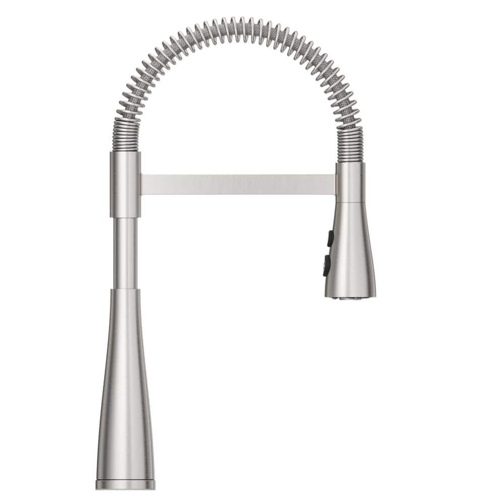 Stainless Steel Pull-Down Single Handle Kitchen Faucet