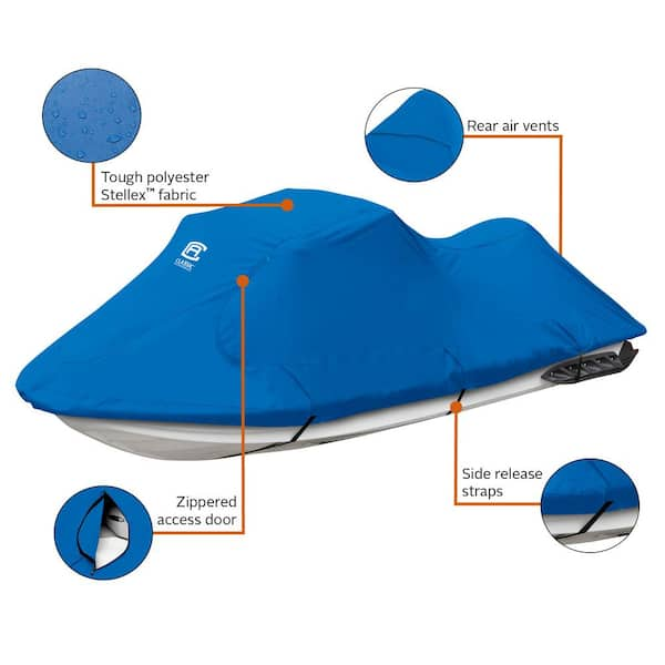 Classic Accessories Stellex Boat Cover Blue