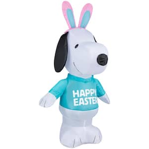 19 in. Inflatable Easter Snoopy