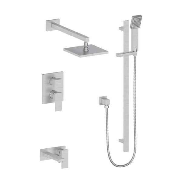 ZLINE Kitchen and Bath ZLINE Bliss Shower System in Brushed Nickel (BLS-SHS-BN)