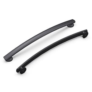 American Diner 8-13/16 in. Modern Arch Cabinet Pull Matte Black Handle for Kitchen, Bathroom, Furniture (1 Pack)