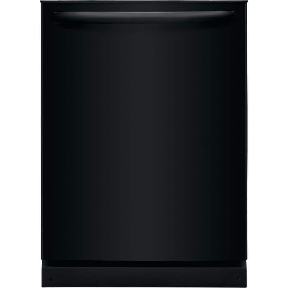 Frigidaire 24 In. in. Top Control Built-In Tall Tub Dishwasher in Black with 4-Cycles, 54 dBA