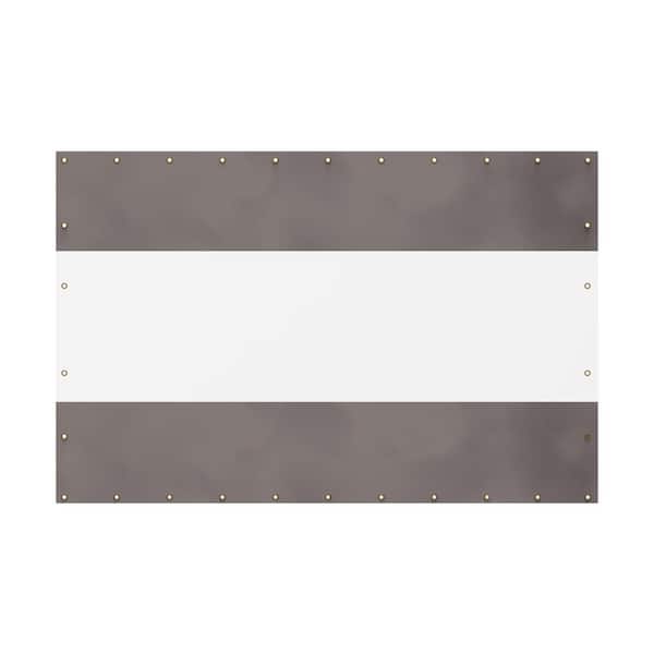 Tunearary 8 ft. x 12 ft. Awning Waterproof Patio Screen Room Divider, Heavy Duty Outdoor Clear Panel 18 oz. PVC Polyester Curtain