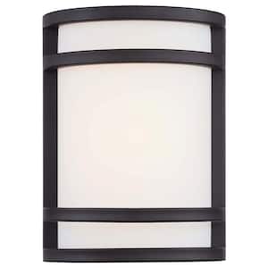 Bay View Bronze Outdoor LED Pocket Wall Lantern Sconce