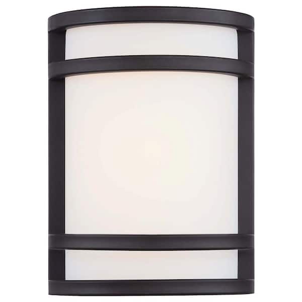 the great outdoors by Minka Lavery Bay View Bronze Outdoor LED Pocket Wall Lantern Sconce