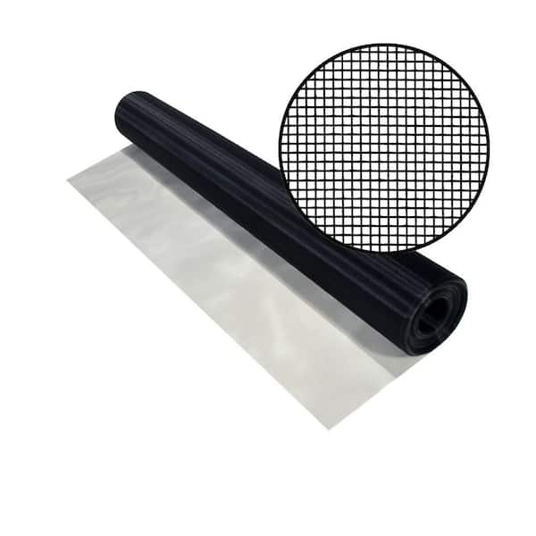 36 in. x 100 ft. Black Stainless SeeVue Screen