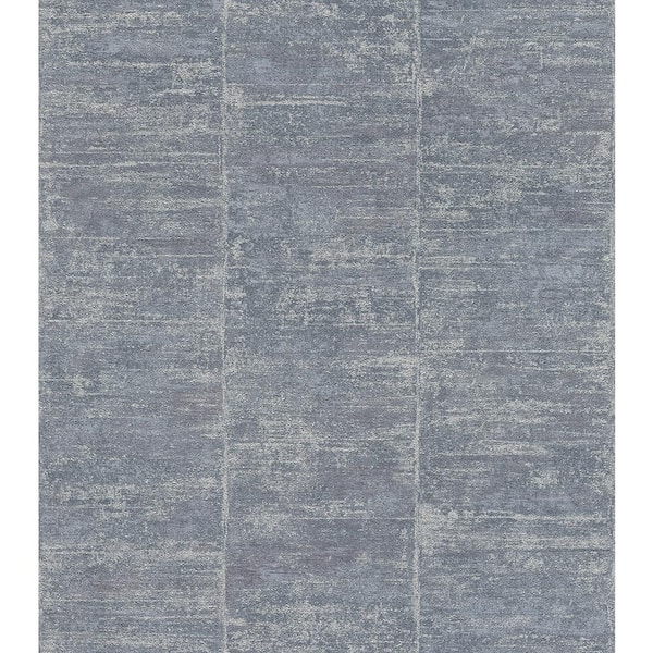 Advantage Blue Aiko Denim Stripe Wallpaper Sample