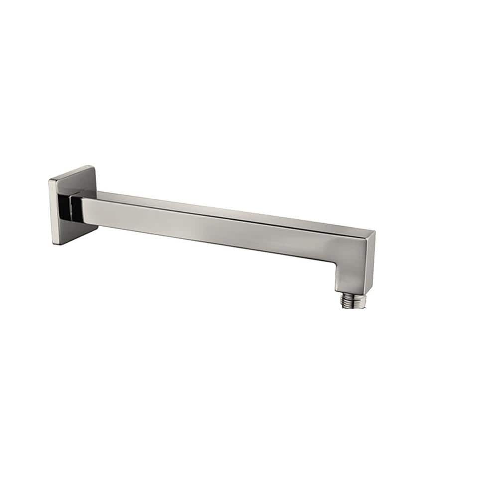 9'' Brushed Nickel Stainless Steel Wall Mount Shower Arm