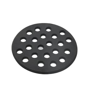 6.5 in. Round Cast Iron Grill Grid in Black, Big Green Egg Accessories