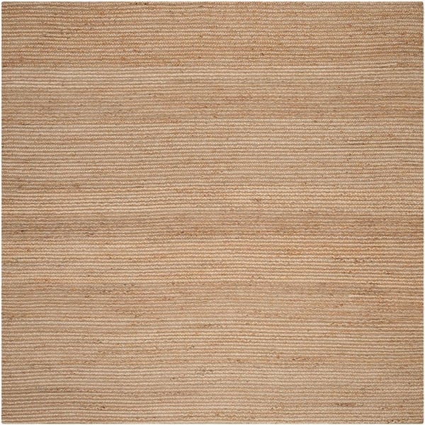 SAFAVIEH Cape Cod Natural 8 ft. x 8 ft. Square Solid Area Rug CAP355A ...