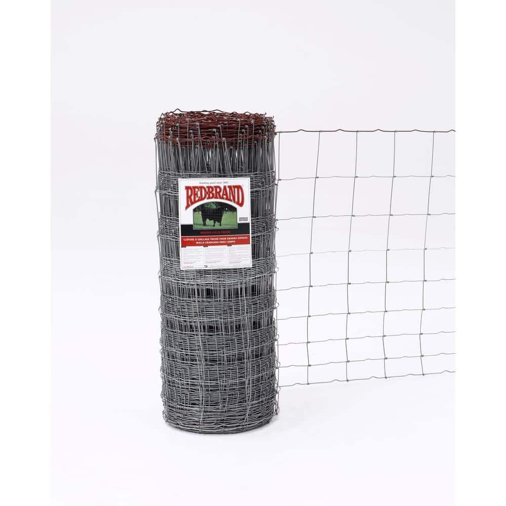 Fielders Ridgeline Red Brand 39 in. x 330 ft. Field Fence 70046 - The Home Depot