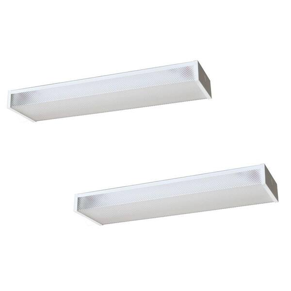 Radionic Hi Tech Wrap 24 in. Low Profile White Fluorescent Fixture (2-Pack)