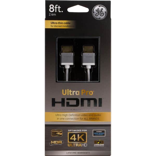 1 Foot HDMI 2.0 HDTV Cable Gold Plated 28 AWG 3 Pack