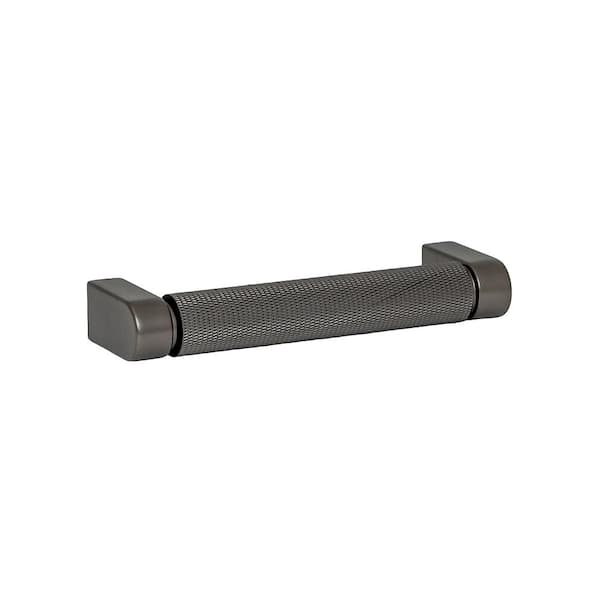 Kent Knurled 3-3/4 in. (96 mm) Center-to-Center Industrial Black Nickel Bar Drawer Pull