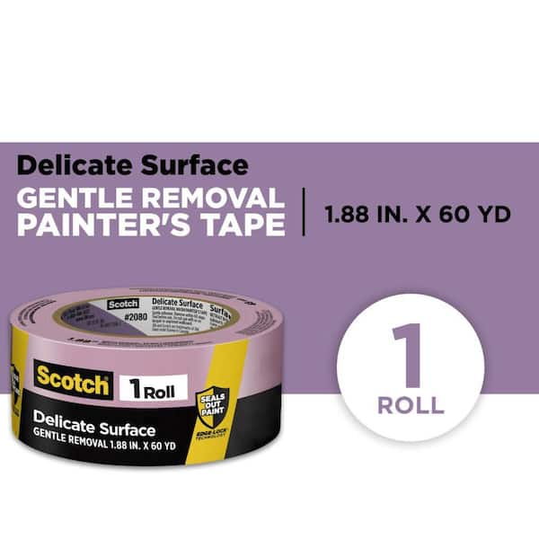 3M Scotch 1.88 in. x 60 yds. Delicate Surface Painter's Tape with Edge-Lock