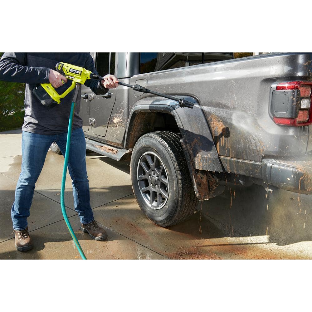 ONE+ 18V EZClean 320 PSI 0.8 GPM Cordless Cold Water Power Cleaner (Tool Only) with Foam Blaster and Wash Brush - 2