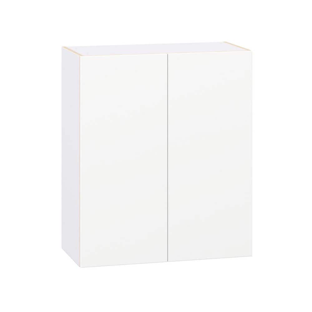 Timberline 30 in. W x 14 in. D x 35 in. H Assembled Slab Wall Kitchen Cabinet in Bright White price history on PriceWatchPro