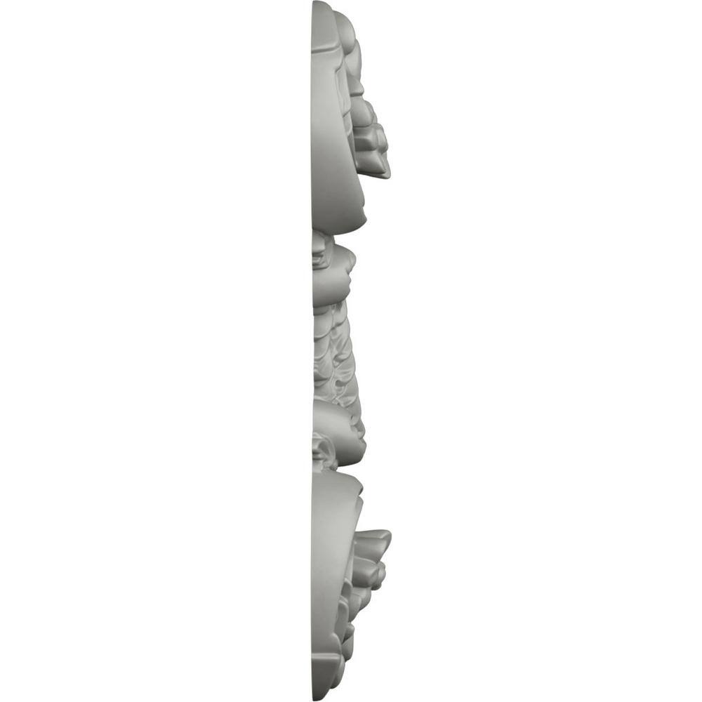 Primed White Urethane Architectural Onlay, 12" x 4.75"