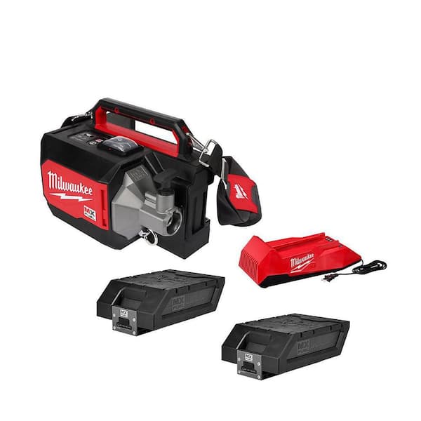 Milwaukee MX FUEL Lithium-Ion Cordless Briefcase Concrete Vibrator Kit with (2) Batteries and Charger