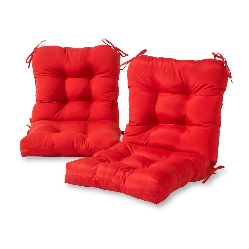 Solid Salsa 21 in. x 42 in. Outdoor Dining Chair Cushion (2-Pack) price history on PriceWatchPro