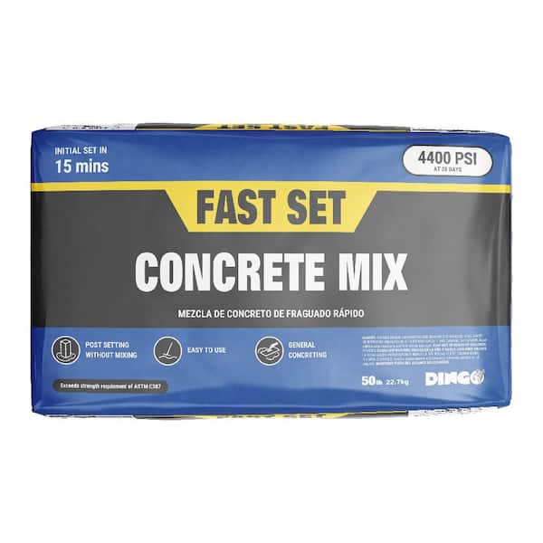 Dingo 50 lb. Fast Set Concrete Mix