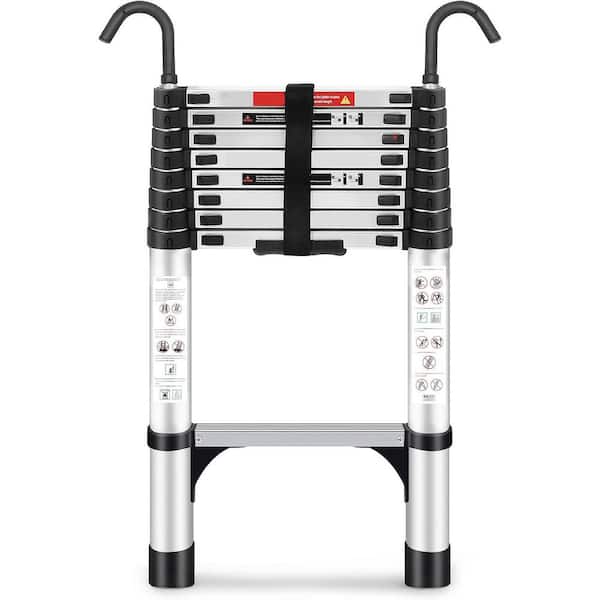 17 ft. Aluminum Multi-Position Ladder with Stabilizer and Wheels, 330 lbs. Capacity