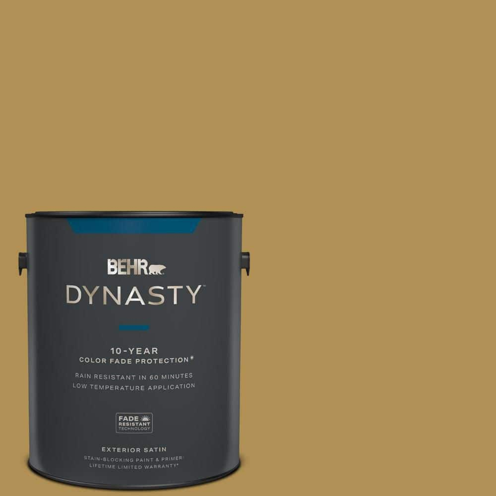 BEHR DYNASTY 1 gal. 350D6 Bronze Green Satin Exterior StainBlocking