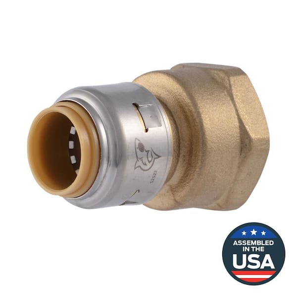 Max 1/2 in. Push-to-Connect x 3/4 in. FIP Brass Adapter Fitting