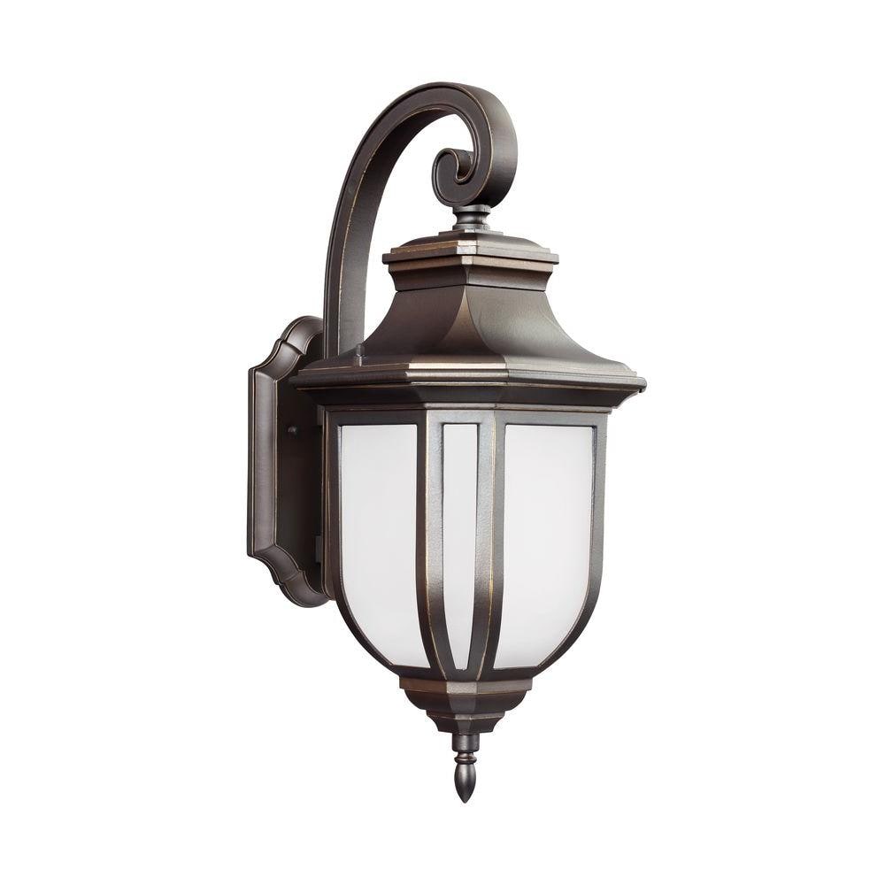 Childress 1-Light Antique Bronze 21.25 in. Wall Lantern Sconce price history on PriceWatchPro
