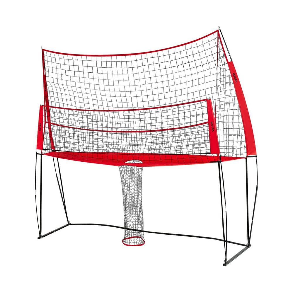 2-in-1 Volleyball Training Net System,Freely Height-Adjustable Practice Equipment with Ball Return,Portable Net Station price history on PriceWatchPro