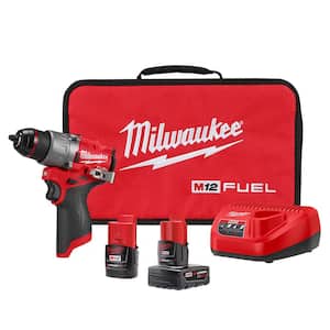 M12 FUEL 12V Lithium-Ion Brushless Cordless 1/2 in. Drill Driver Kit with 4.0Ah and 2.0Ah Battery and Soft Case