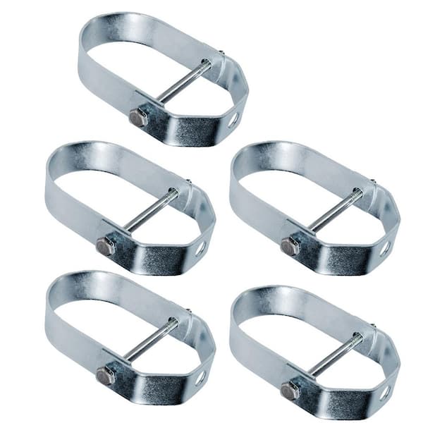 PLUMBFLEX 6 in. Clevis Hanger for Vertical Pipe Support in Standard Electro Galvanized Steel (5-Pack)