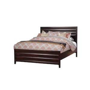 Legacy Black Wood Frame Queen Panel Bed