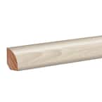 Soft Oak Glazed/White Whisper Maple 0.62 in. Thick x 0.75 in. Wide x 94.5 in. Length Laminate Quarter Round Molding