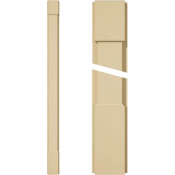 Ekena Millwork 2 in. D x 5 in. W x 72 in. L Primed Polyurethane Pilaster 1-Pack