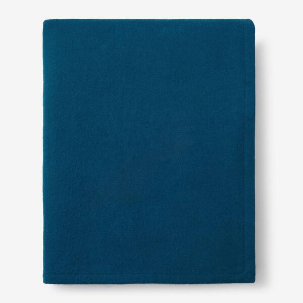 The Company Store Legends Luxury Teal Lambs Wool King Blanket 85075K