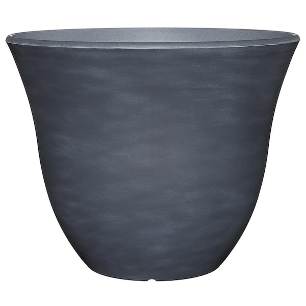 CHG CLASSIC HOME & GARDEN Honeysuckle 15 in. Zinc Resin Planter