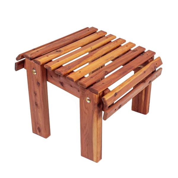 American Furniture Classics Aromatic Red Cedar Series Cedar Wood Outdoor Ottoman