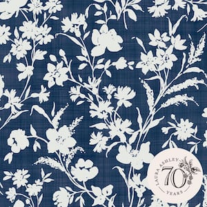 Rye Midnight Seaspray Blue Non-Woven Paste the Wall Removable Wallpaper