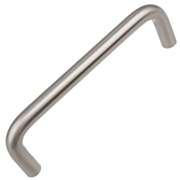 GlideRite 4 in. Center-to-Center Stainless Steel Solid Wire Cabinet Pulls (10-Pack)
