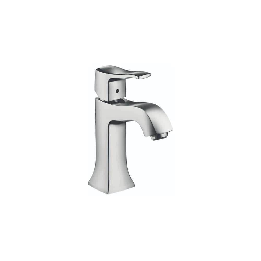 Sleek Polished Nickel Modern Single-Hole Faucet with Eco-Friendly Design