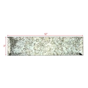 Reflections Antique Silver Beveled Subway 3 in. x 12 in. Glass Mirror Decorative Peel and Stick Tile (11 sq. ft./Case)