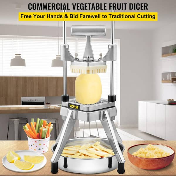 VEVOR Commercial Vegetable Fruit Chopper Stainless Steel French