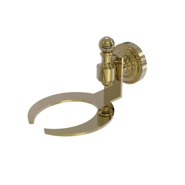 Allied Brass Retro-Dot Wall Mounted Soap Dish in Unlacquered Brass