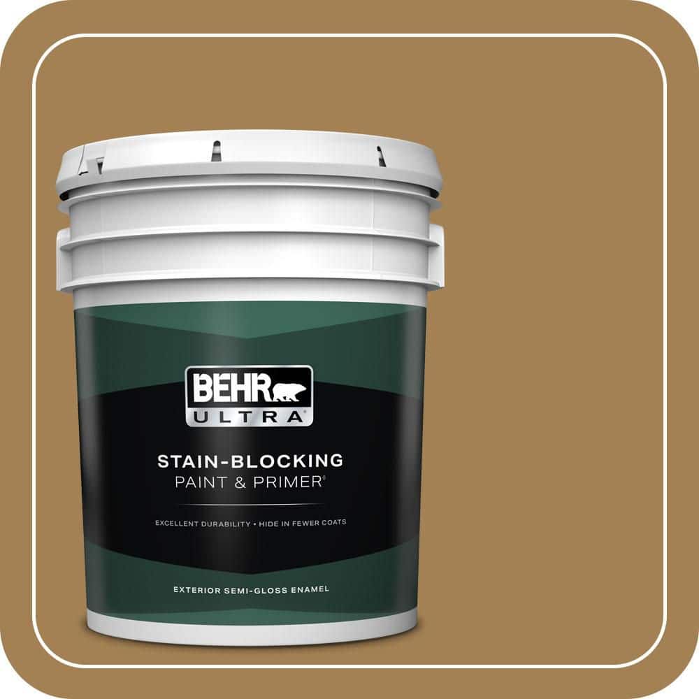 5 gal. #MQ2-14 Lavish Gold Semi-Gloss Enamel Exterior Paint & Primer price history on PriceWatchPro