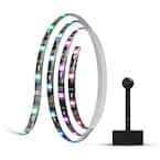 Govee RGBIC 36-Watt Equivalent 32.8 ft. Integrated LED Smart Color Changing  Outdoor Black Wi-Fi Enabled Strip Light (1-Strip) H6172AD1 - The Home Depot