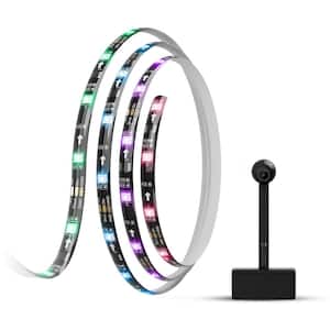 Govee RGBIC Pro 24.6 ft. Smart Color Changing LED White Tape Wi-Fi Enabled Strip  Light (1-Strip) H619BAD1 - The Home Depot