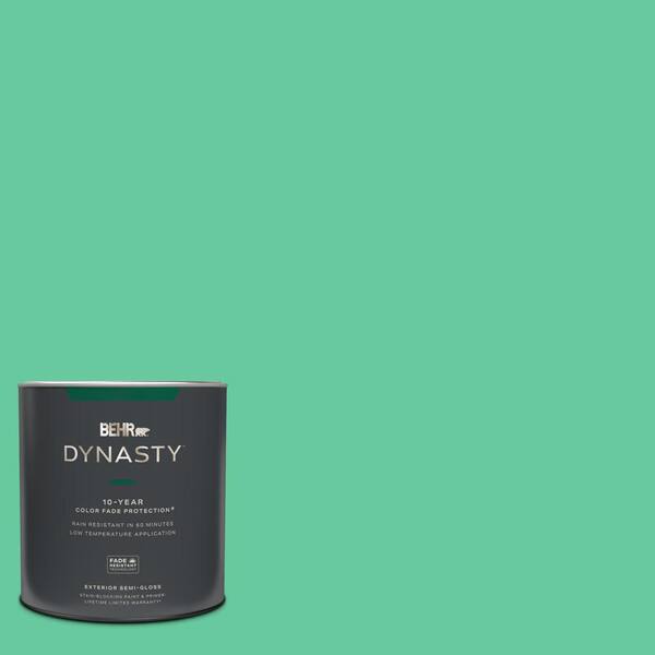 Behr Dynasty 1 Qt. #470b-4 Intense Jade Semi-gloss Enamel Exterior 