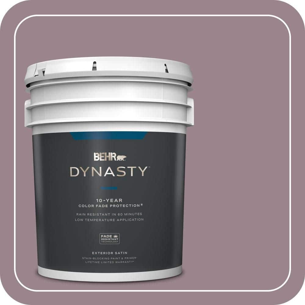 5 gal. Home Decorators Collection #HDC-CL-05 Orchard Plum Satin Enamel Exterior Stain-Blocking Paint & Primer price history on PriceWatchPro