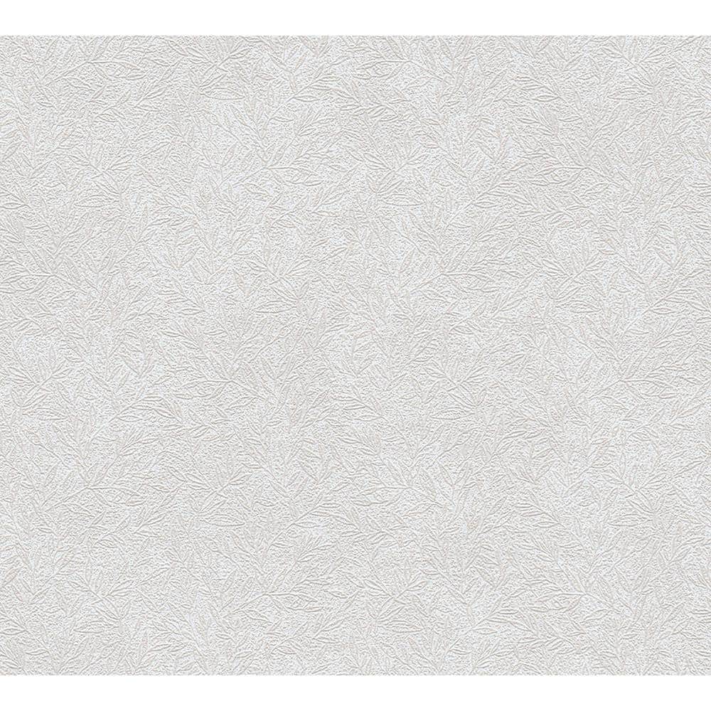Sayuri Cream Leaf Trail Wallpaper